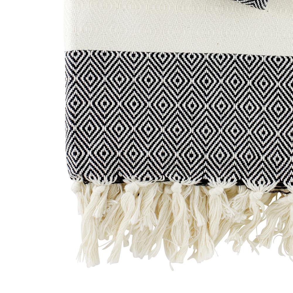 Hamamtuch Charlotte Schwarz Handgewebt Auszeichnung Öko Test Sehr Gut Strand Sauna Pareo Schal