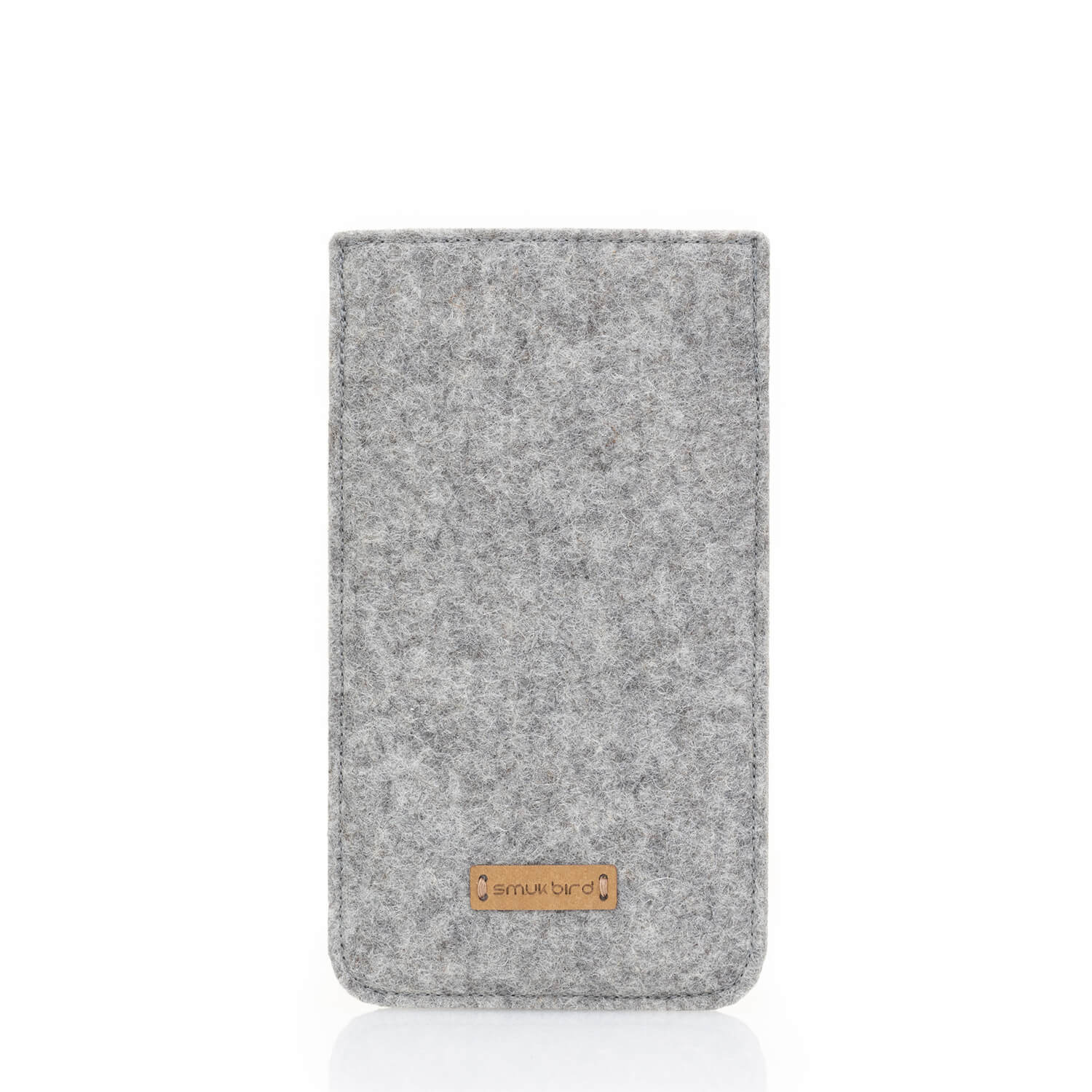 Handytasche mit Kartenfach für Fairphone 3 | hellgrau - shapes | Modell "ZIP"