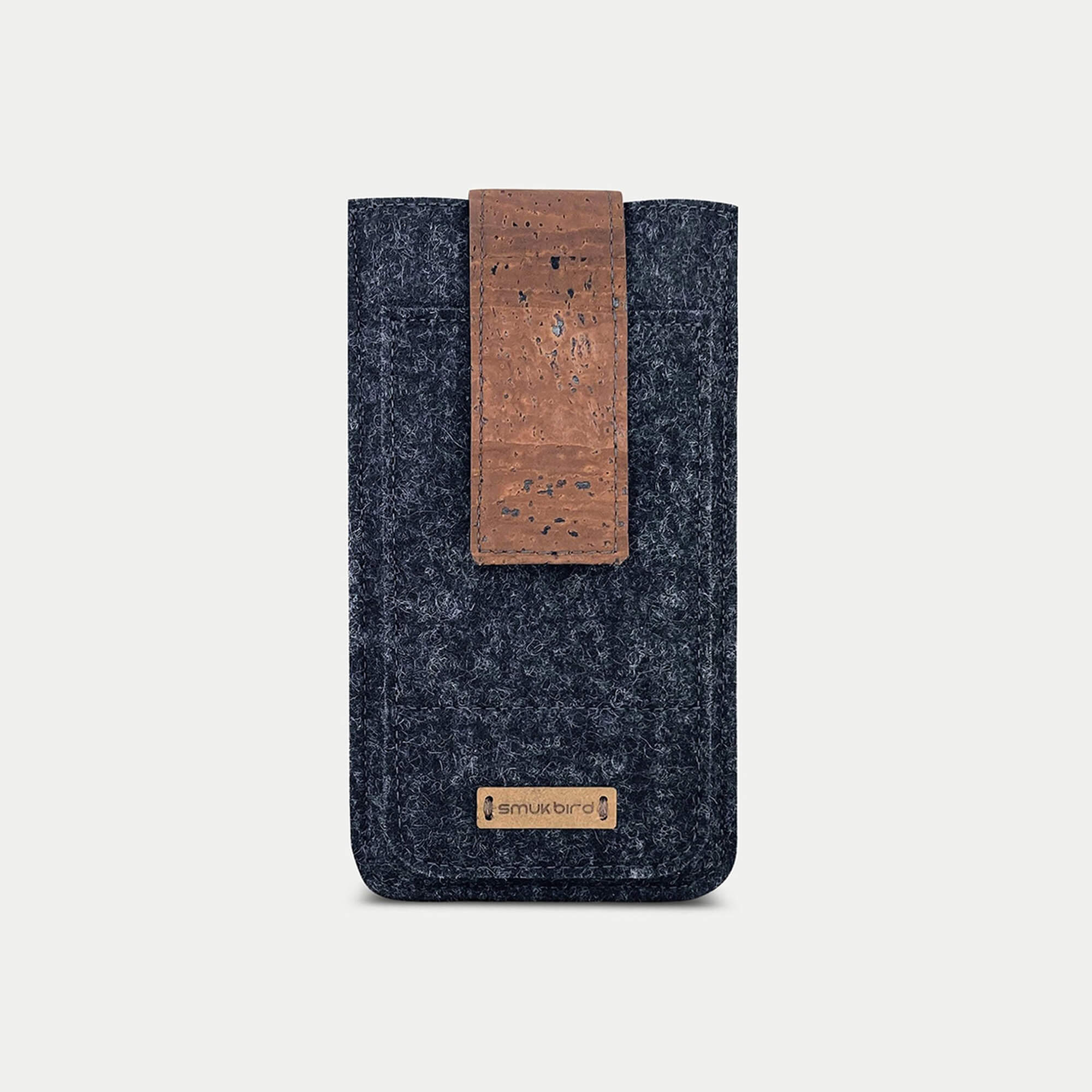 Handy Gürteltasche für iPhone 11 Pro | mit Magnetverschluss und Kartenfach | anthrazit | Modell CLIP