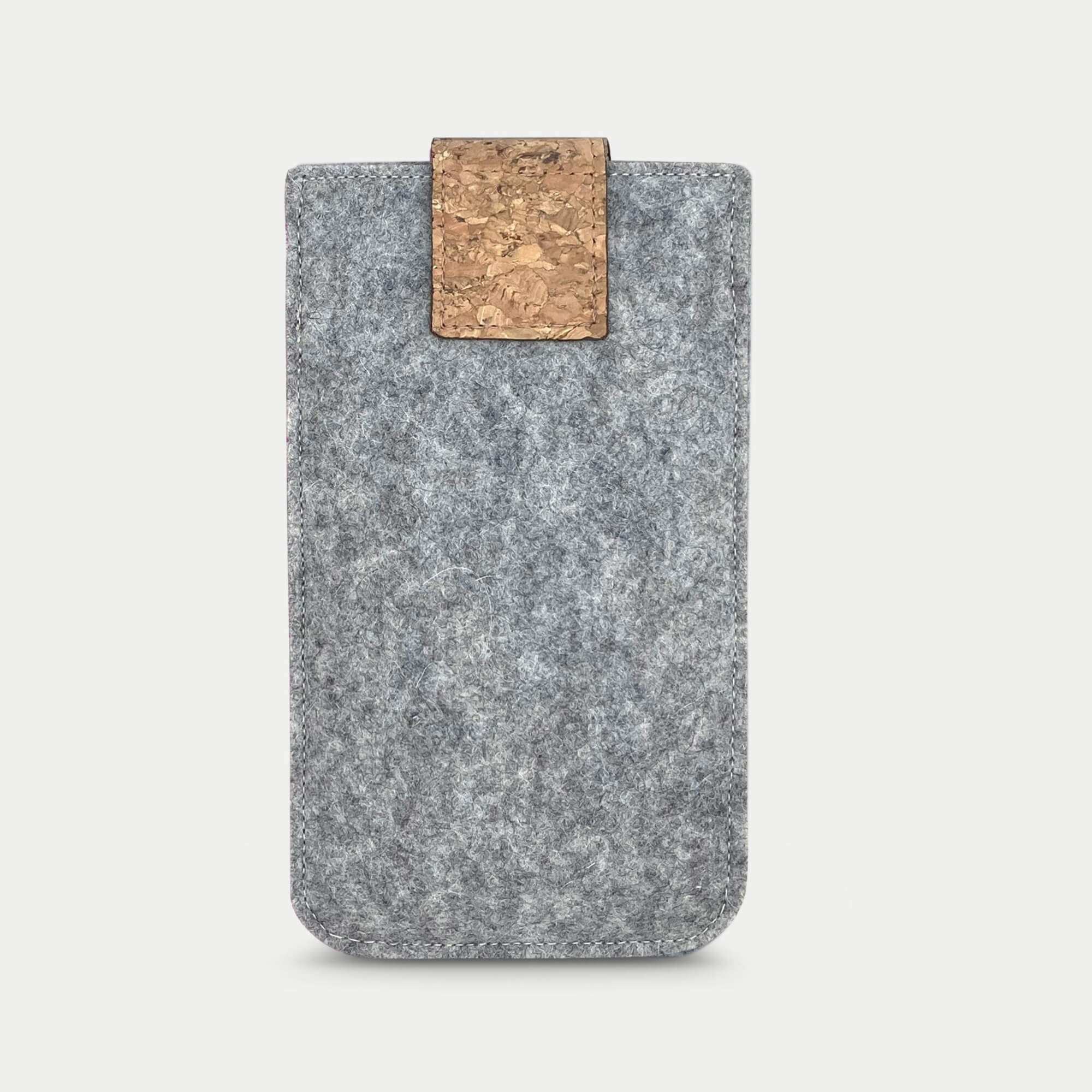 Handytasche für Samsung Galaxy M53 | mit Magnetverschluss und extra Fach | hellgrau - Bloom | Modell HAKA