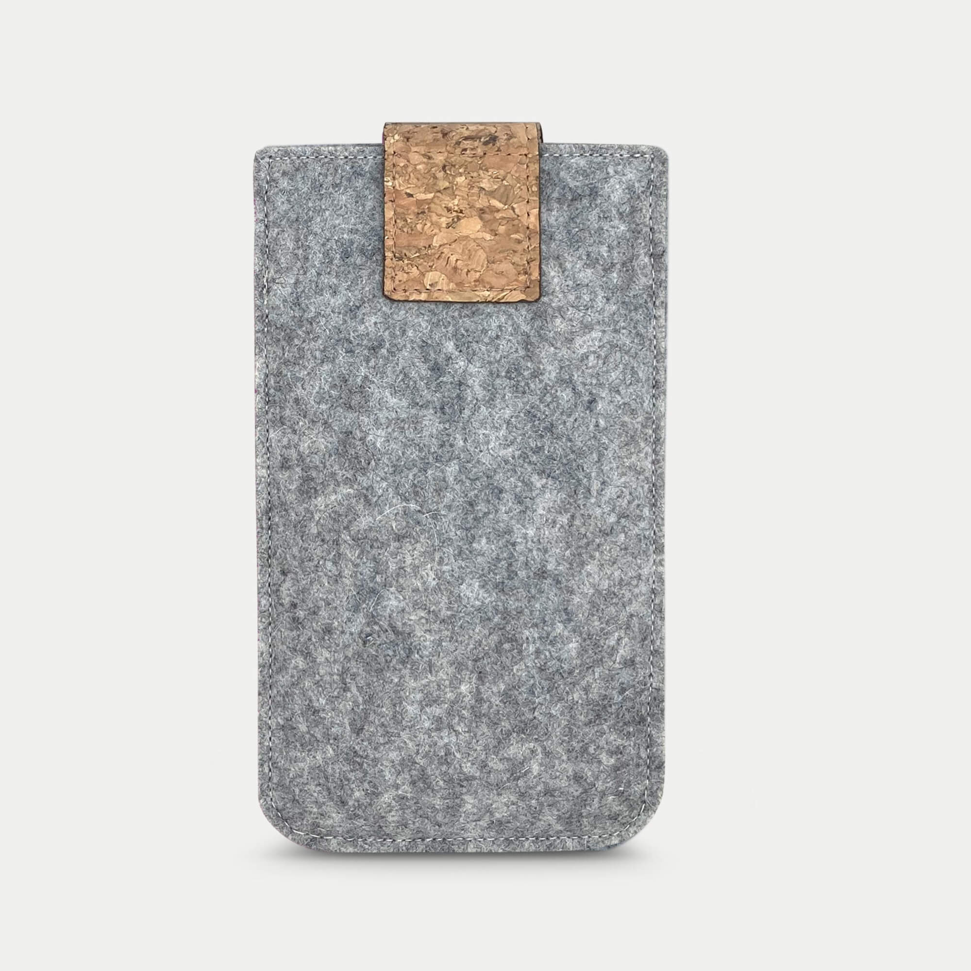 Handytasche für Samsung Galaxy Z Flip4 | mit Magnetverschluss und extra Fach | hellgrau - Shapes | Modell HAKA