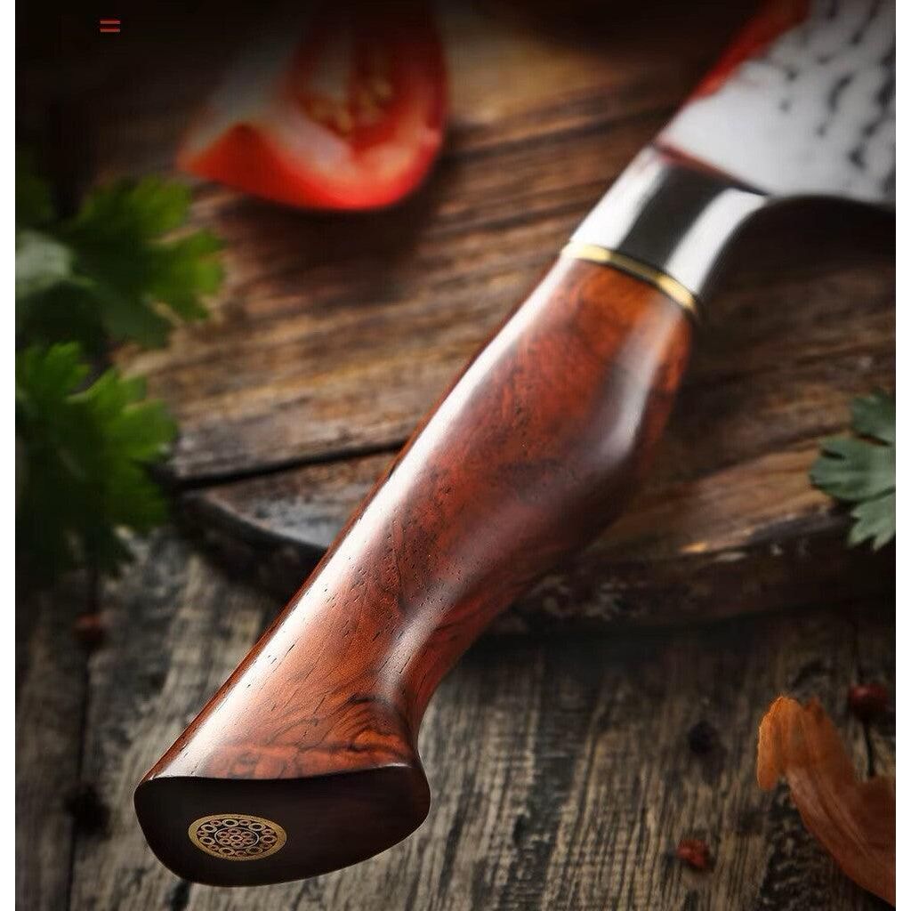 HEZHEN Santoku Damastmesser Master Series 5 Zoll Klinge 73 Lagen Premium Qualität