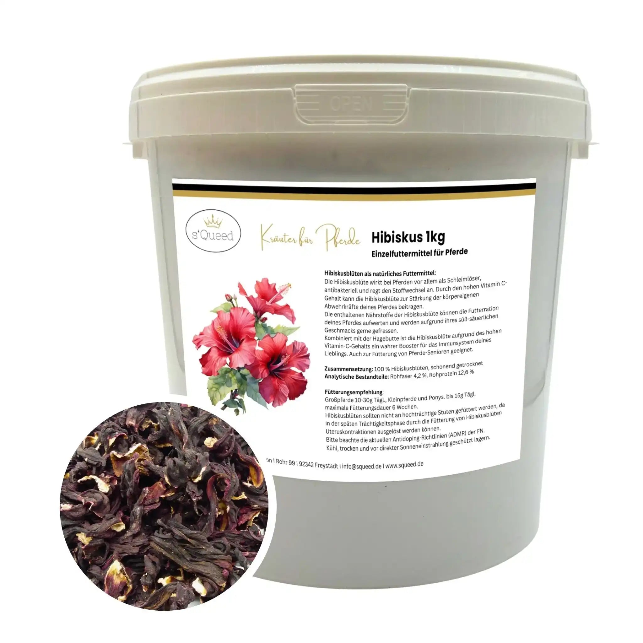 Hibiskusblüten Für Pferde Getrocknet Ganze Blüte Immunsystem Stärken Gesundheit Und Wohlbefinden by s`Queed