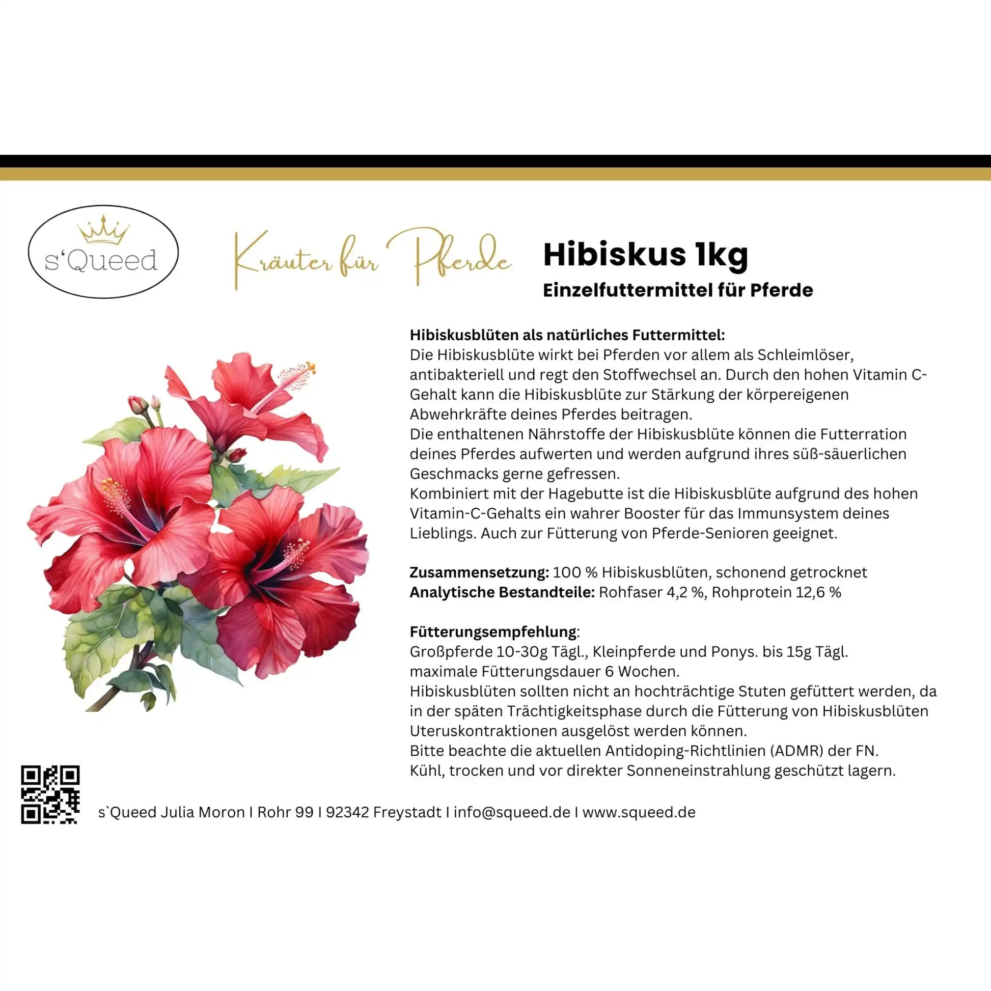 Hibiskusblüten Für Pferde Getrocknet Ganze Blüte Immunsystem Stärken Gesundheit Und Wohlbefinden by s`Queed