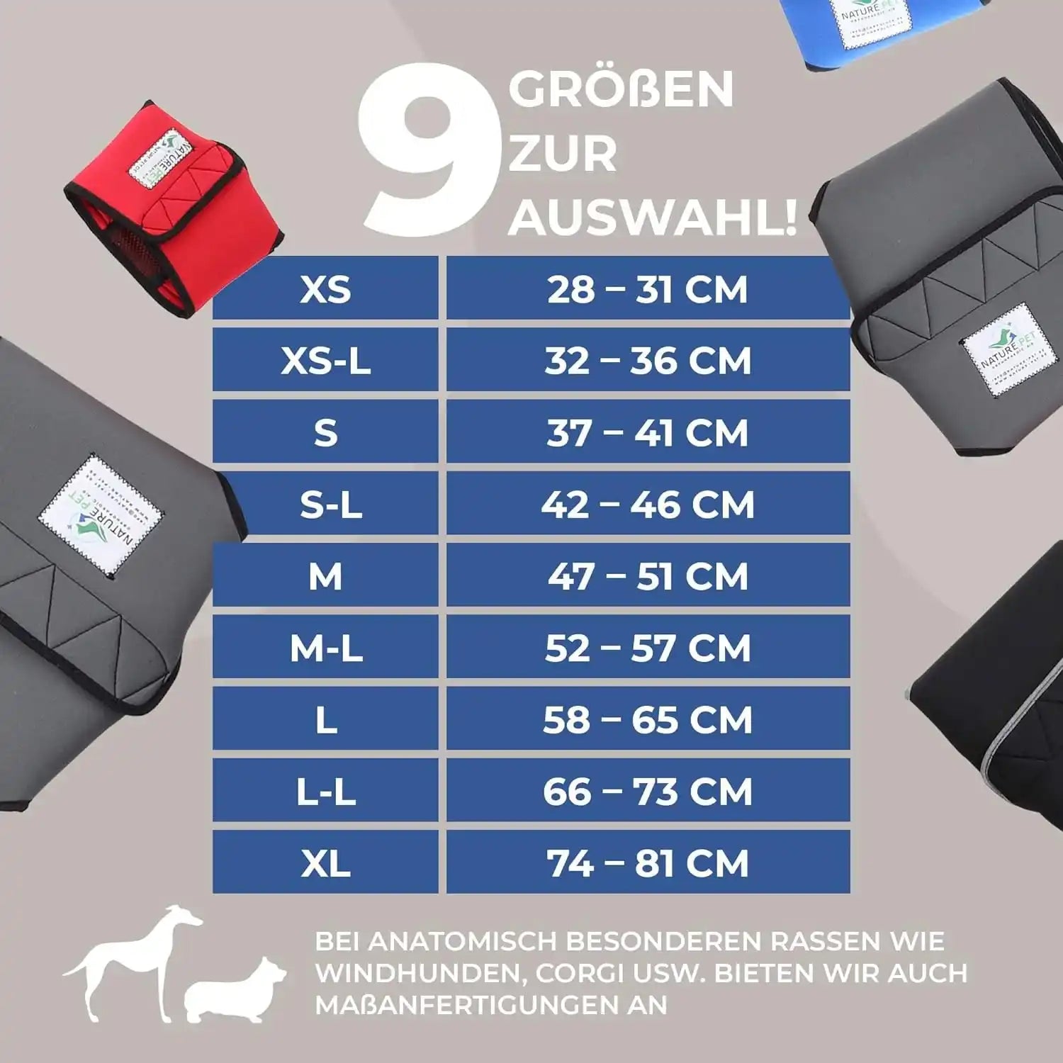 Läufigkeitshose für Hündinnen by Nature Pet