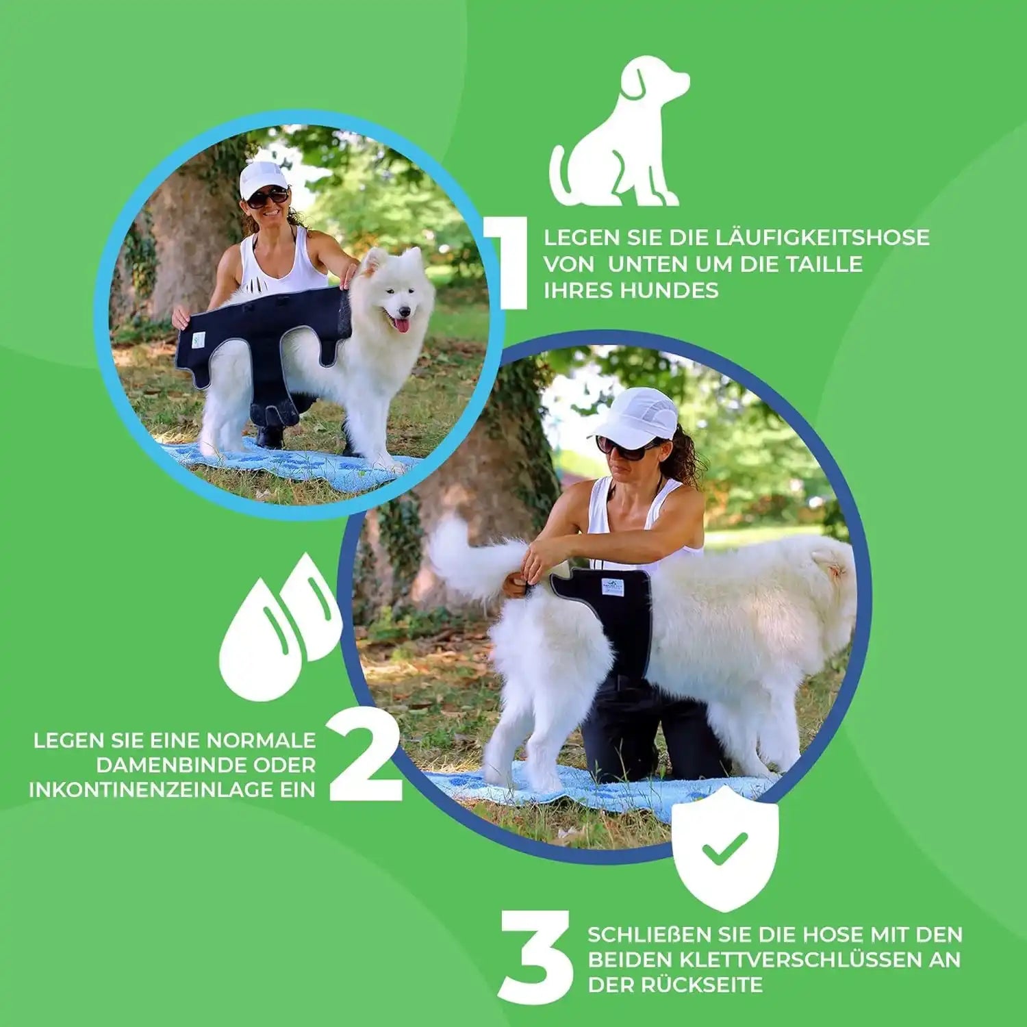 Läufigkeitshose für Hündinnen by Nature Pet