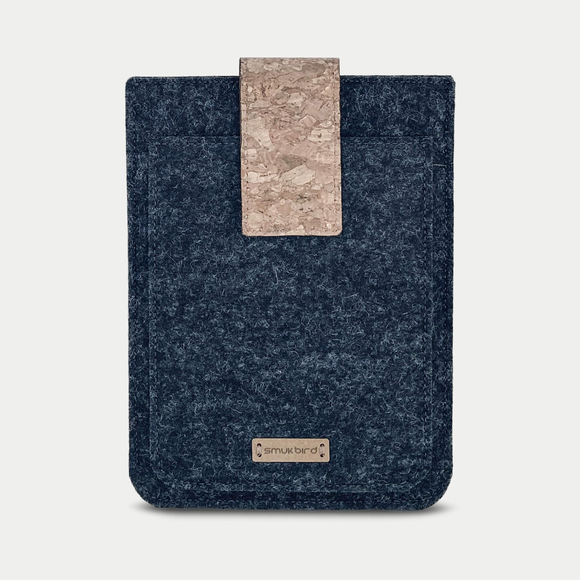 Hülle für PocketBook InkPad Eo | mit Magnetverschluss und extra Fach | anthrazit - Tracks | Modell "HAKA"