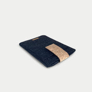 Hülle für PocketBook Color Note | mit Magnetverschluss und extra Fach | anthrazit - Tracks | Modell "HAKA"