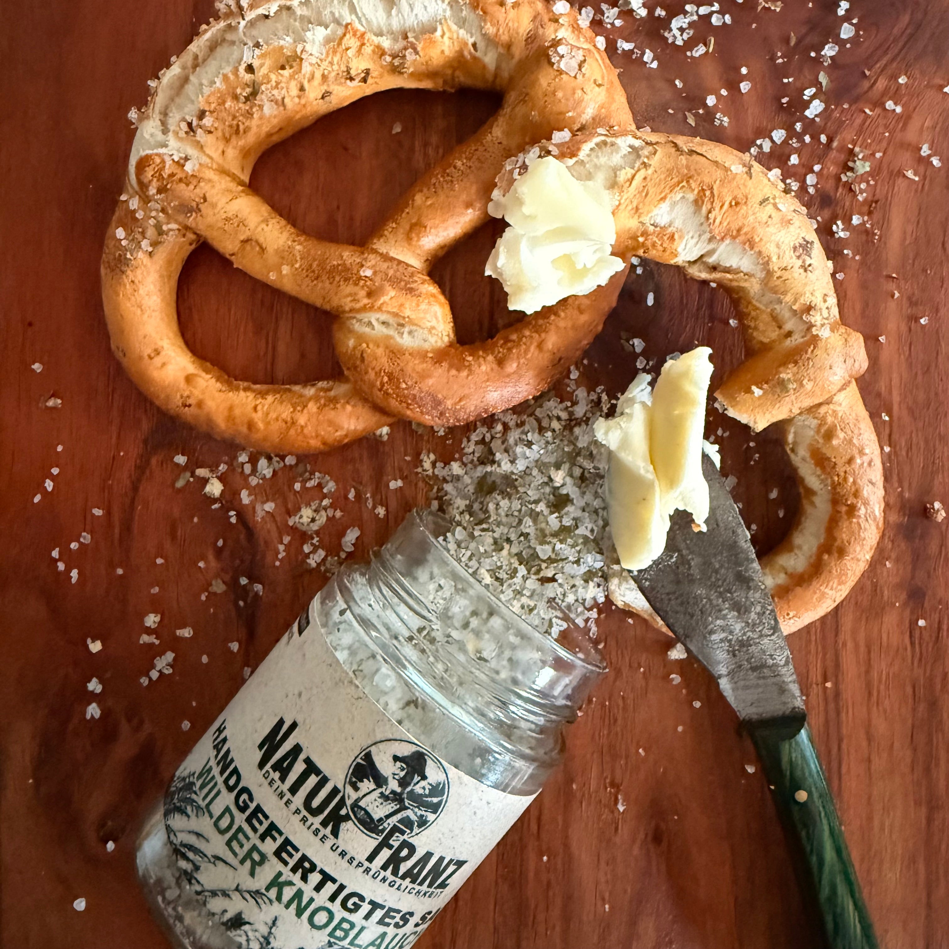 Wilder Knoblauch Mit Bärlauch Und Geröstetem Knoblauch Natur Salz Passt Zu Pasta Aufstrichen Gemüse Brotzeit