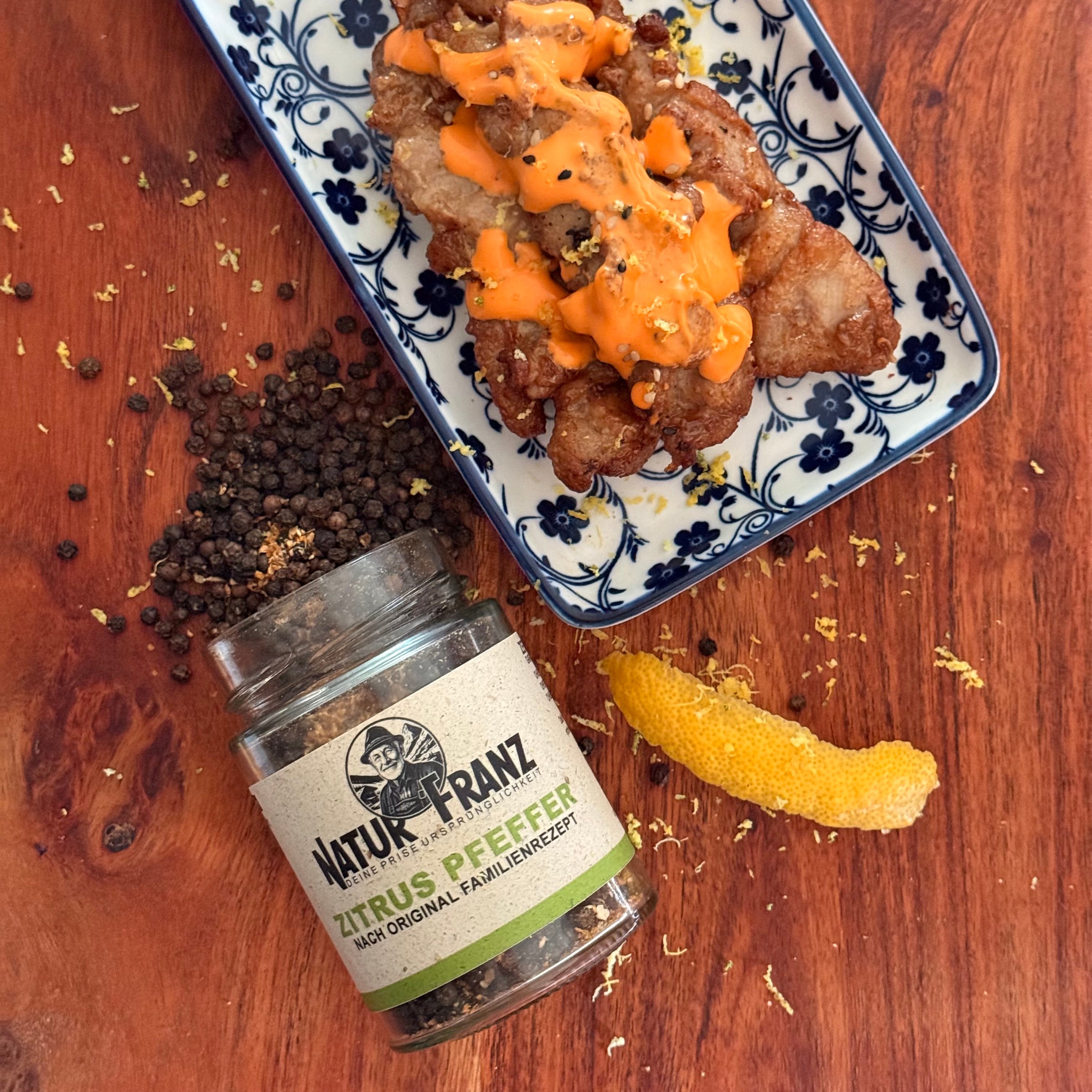 Zitrus Pfeffer Mit Schwarz Zitronen Aroma Frisch Lebendig Würzig Ideal Zu Fisch Gemüse Und Hellen Saucen