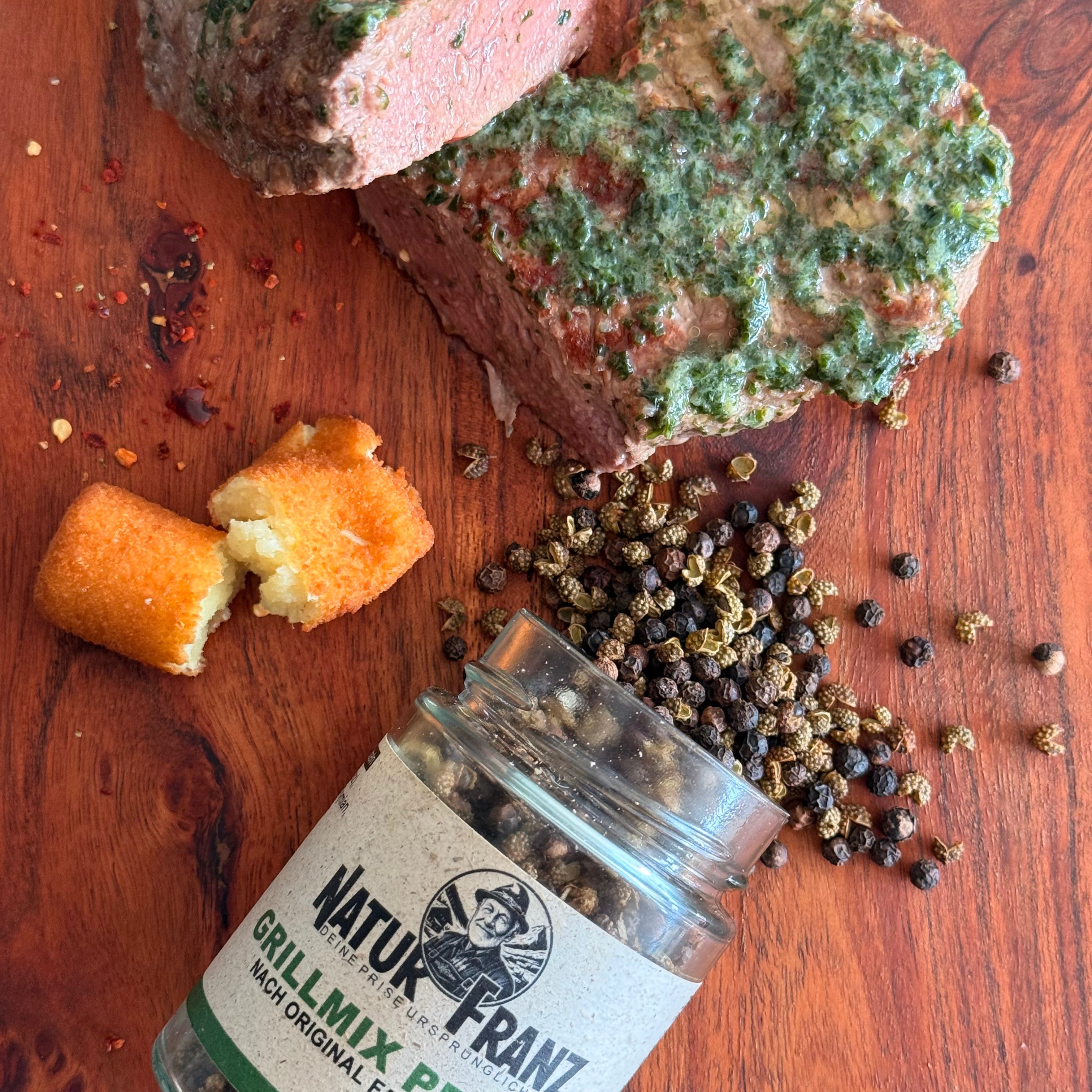 Grillmix Pfeffer Würziges Grillgewürz Mit Zwei Pfeffersorten Kräutern Und Gewürzen Für Steaks Gemüse