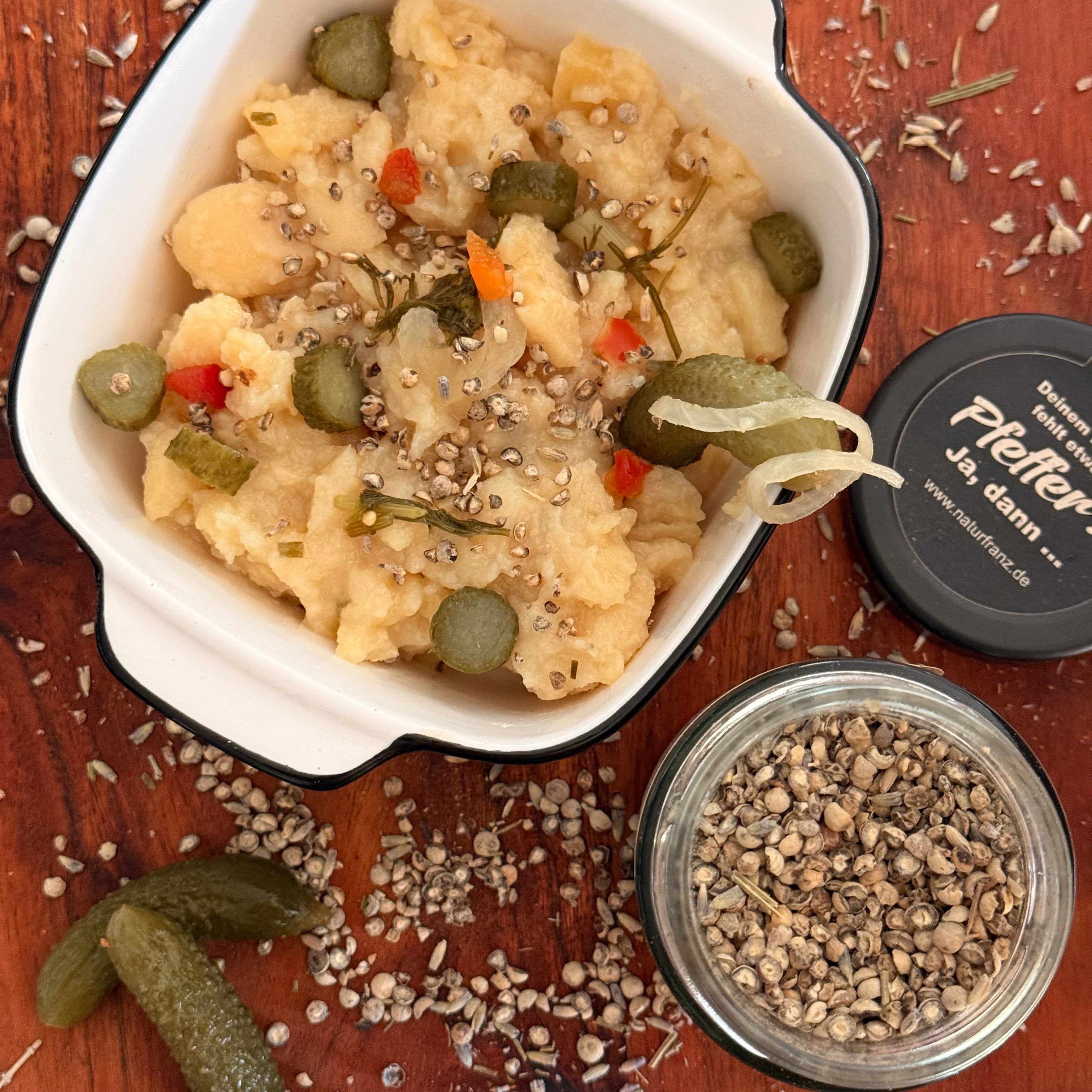 Lavendel Pfeffer Gewürz Mediterran Provence Duft Kombiniert Würzig Blumige Note Für Die Sinne