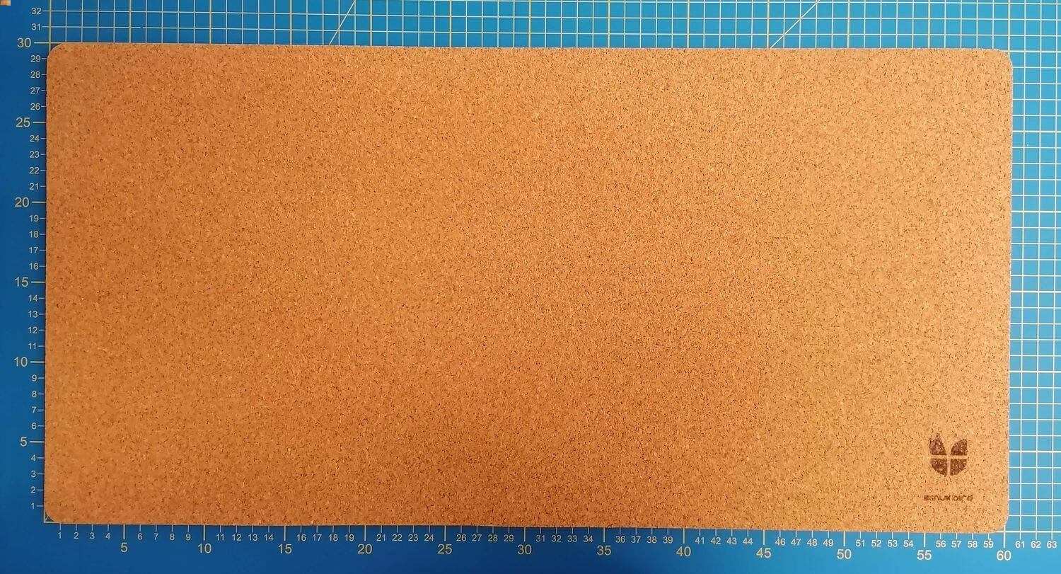 Schreibtischunterlage aus Filz und Kork | 30 x 60 cm | anthrazit