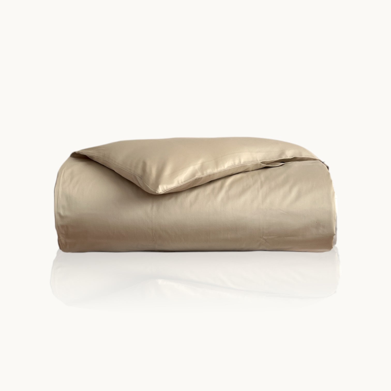 Charm Baumwolle Satin Deckenbezug Aus Extralangstapelige Ägyptische Baumwolle Mit Seidigem Fall