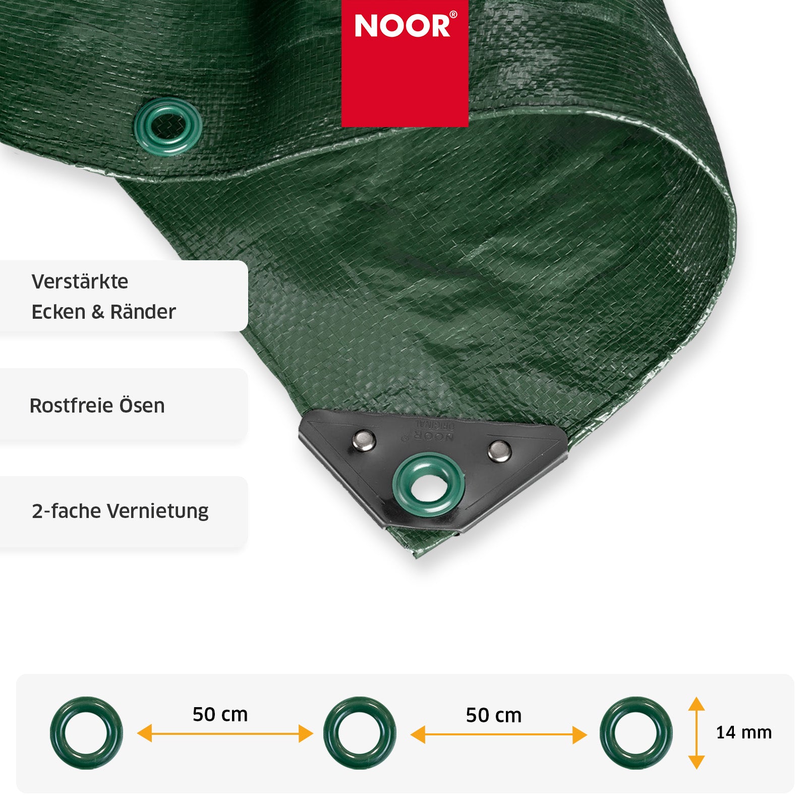 Abdeckplane SUPER 200g/m² - in 19 Größen