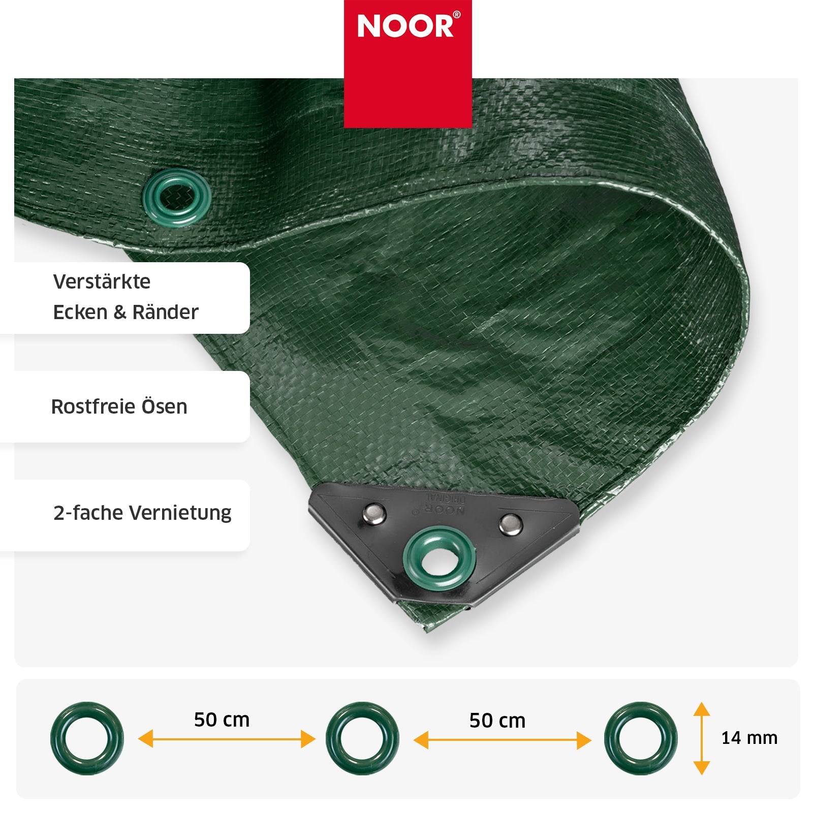 Abdeckplane HOBBY 120g/m² - in 11 Größen