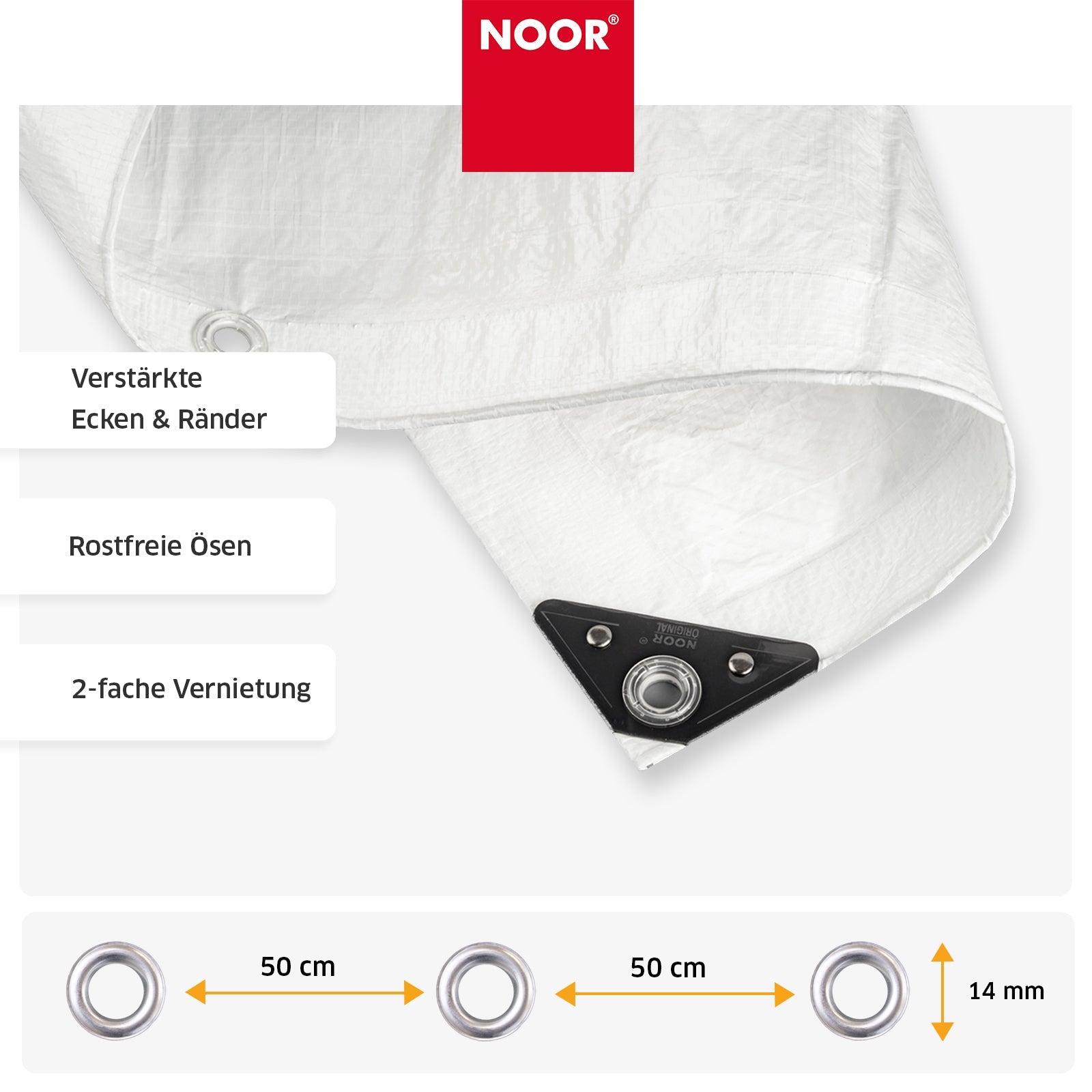 Abdeckplane HOBBY 120g/m² - in 11 Größen
