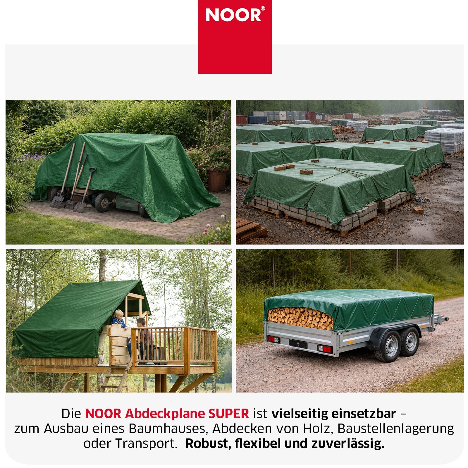 Abdeckplane SUPER 200g/m² - in 19 Größen