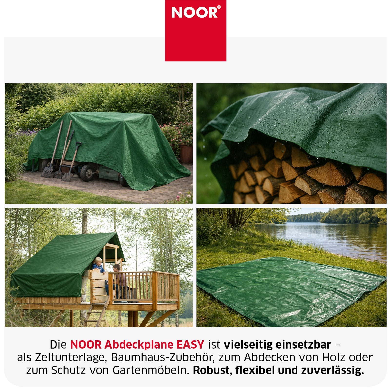 Abdeckplane EASY 90g/m² - in 6 Größen