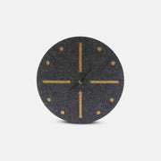 Wanduhr aus Filz und Kork 30 cm | anthrazit - schwarz | Design: Odense