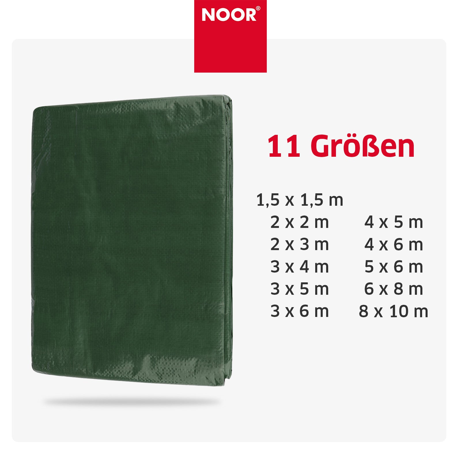 Abdeckplane HOBBY 120g/m² - in 11 Größen