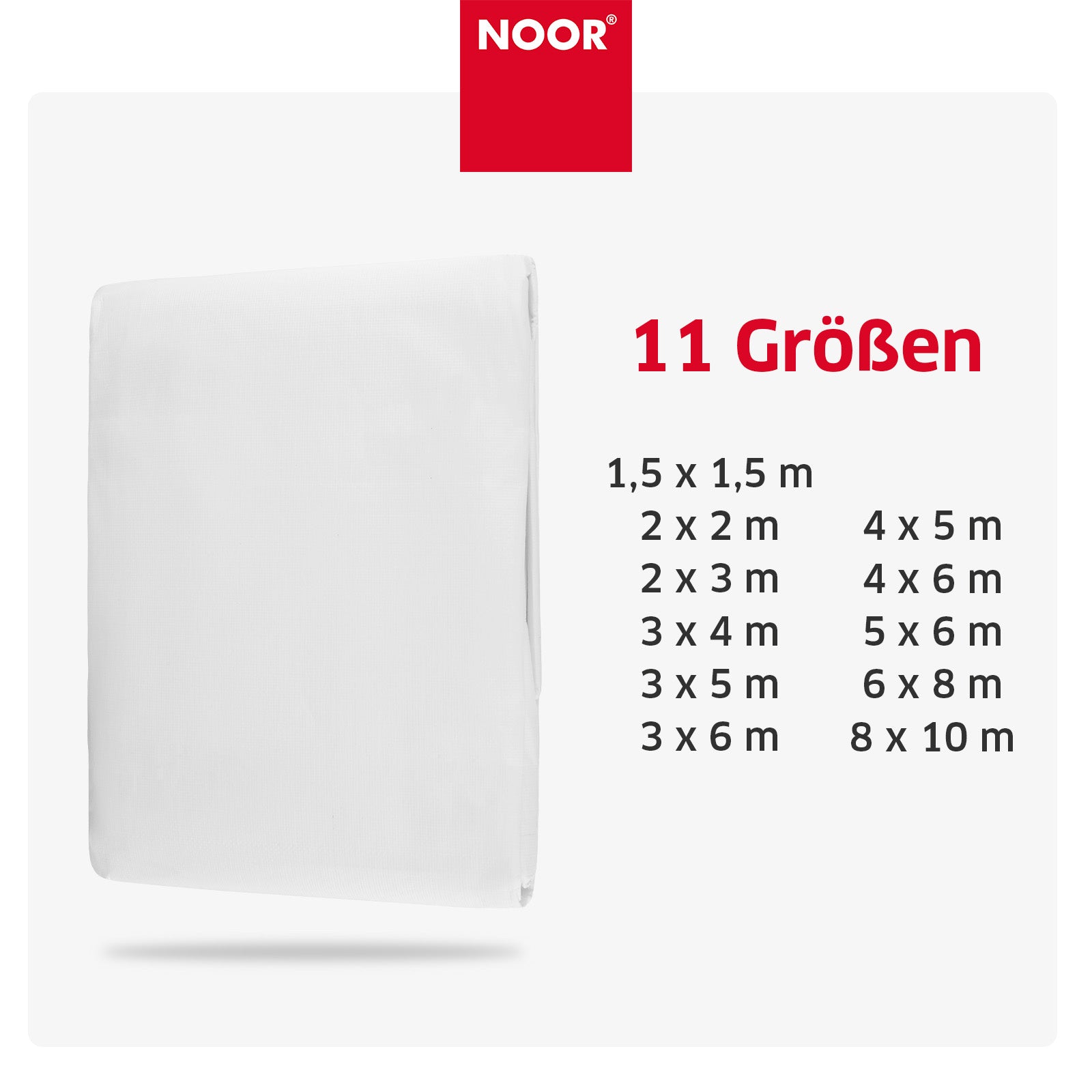 Abdeckplane HOBBY 120g/m² - in 11 Größen