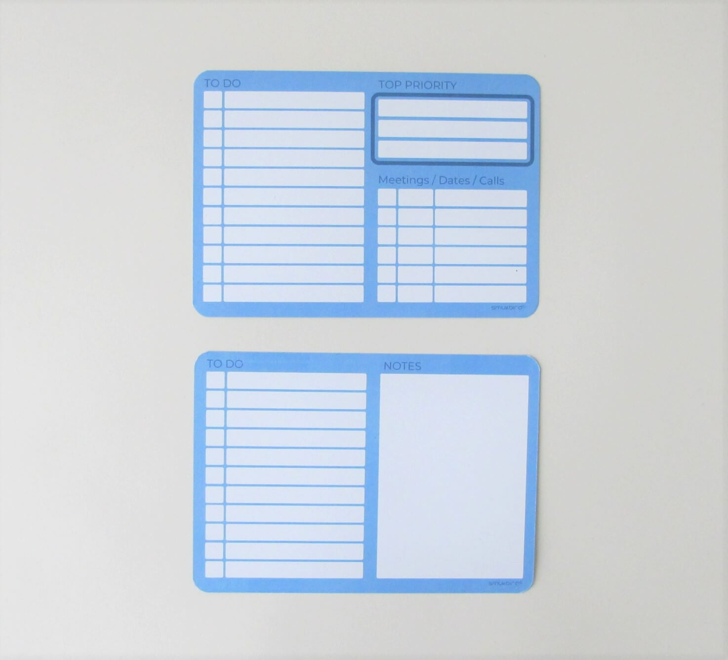 Notizzettelhalter "ToDo" inkl. 50 Karten & Holz-Kugelschreiber | aus Filz und Kork | hellgrau