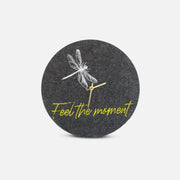 Wanduhr aus Filz und Kork 30 cm | Design "Moment" by Anja Streese