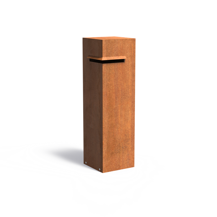 Cortenstahl Briefkasten freistehend IVAR