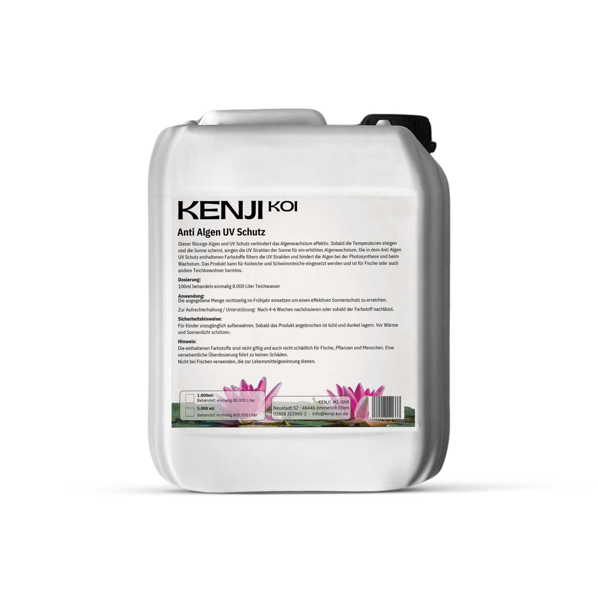 KENJI KOI Anti-Algen UV-Schutz, 5000 ml