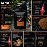 KENJI KOI Baby Koi Food 2 Aufzuchtfutter, 1 kg