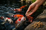 KENJI KOI Chips – Koi-Snack schwimmend