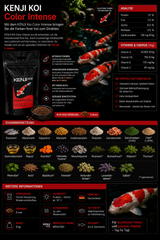KENJI KOI Color Intense Farbfutter, 5 kg