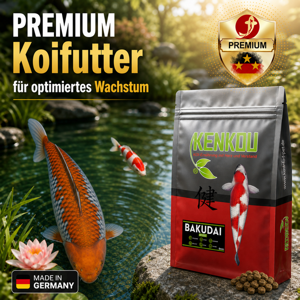 Koifutter 6mm  BAKUDAI - schwimmend von KENKOU®