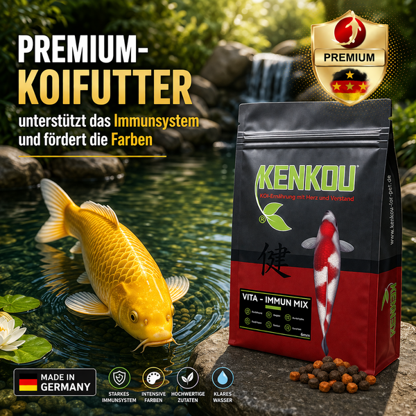 KENKOU® Vita-Immun Mix Koifutter 3 mm - schwimmend
