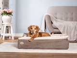 SABRO Hundebett KUDDE veganes Wildleder