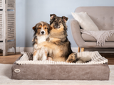 SABRO Hundebett KUDDE veganes Wildleder