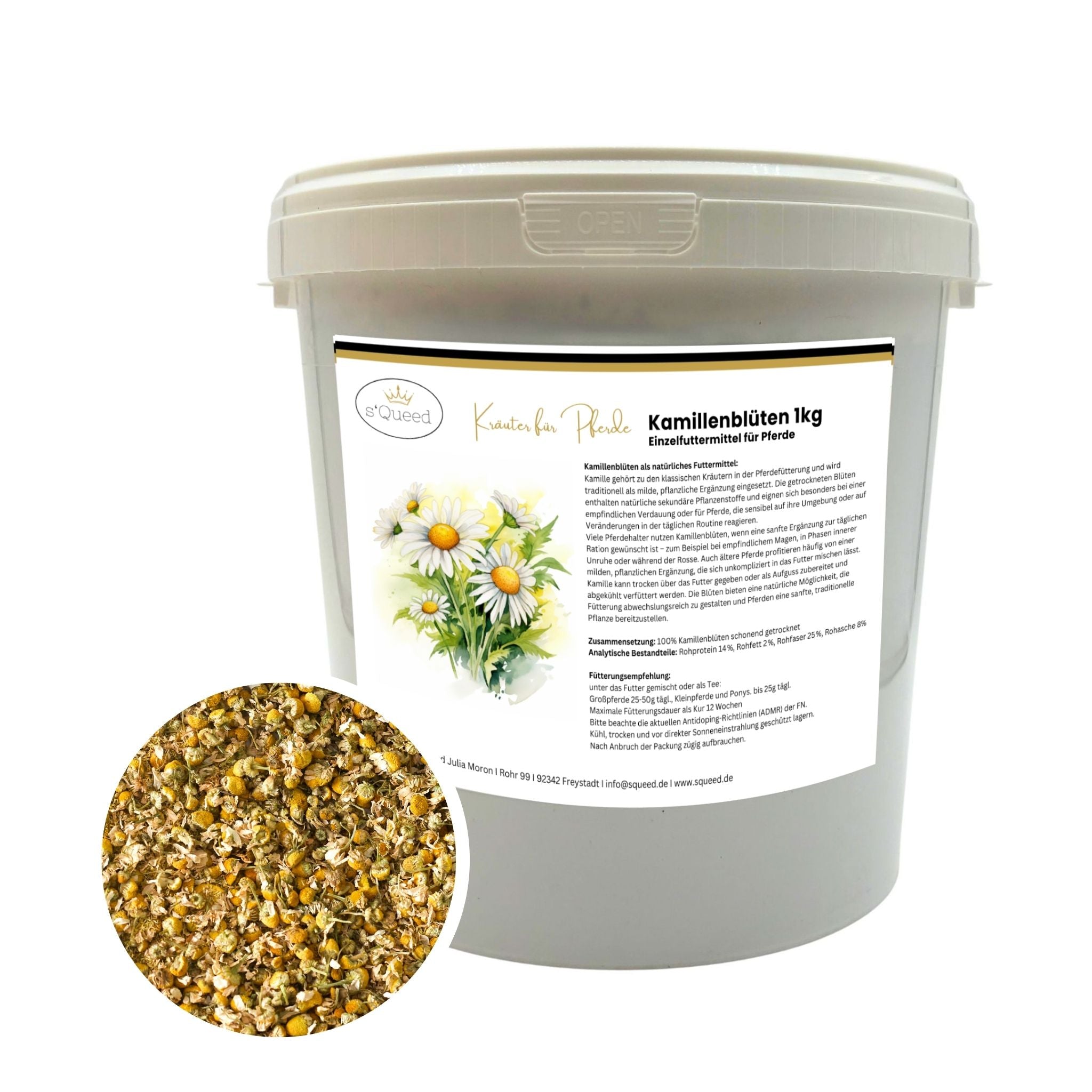 Kamille Für Pferde Natürliche Unterstützung Von Magen Und Nerven Bei Unruhe Blähungen Älteren Pferden