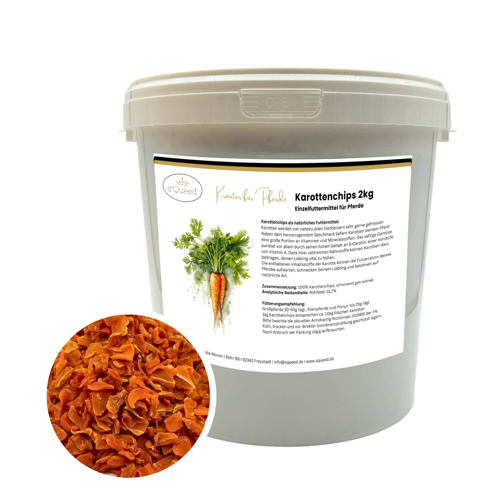 Karottenchips Für Pferde Getrocknete Karotten Knusprige Belohnung Ohne Zusatzstoffe Natürliche Einzelfuttermittel