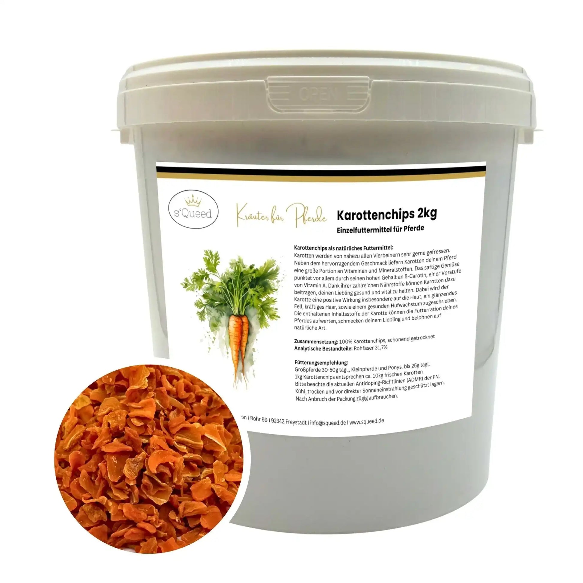 Karottenchips Für Pferde Getrocknete Karotten Knusprige Belohnung Ohne Zusatzstoffe Natürliche Einzelfuttermittel by s`Queed