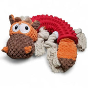 Hundespielzeug Welpe Naturkautschuk mit Seiltau aus Baumwolle by Benny Burton