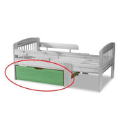 Leo Bettkasten | für mitwachsendes Babybett 105-150-190cm | Kiefer | Massivholz | Bio-Bett