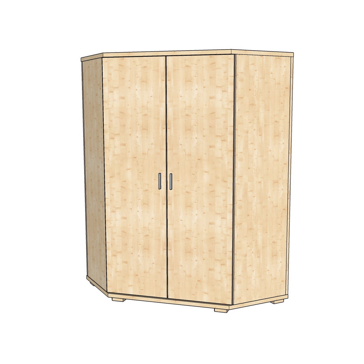 Nobis Eckschrank | 100% Bio Kiefer Massivholz