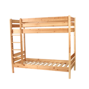 Leo Geschwisterbett Hochbett | 2 Etagenbett | Kinderbett | Zwillingsbett 2x90x200 cm