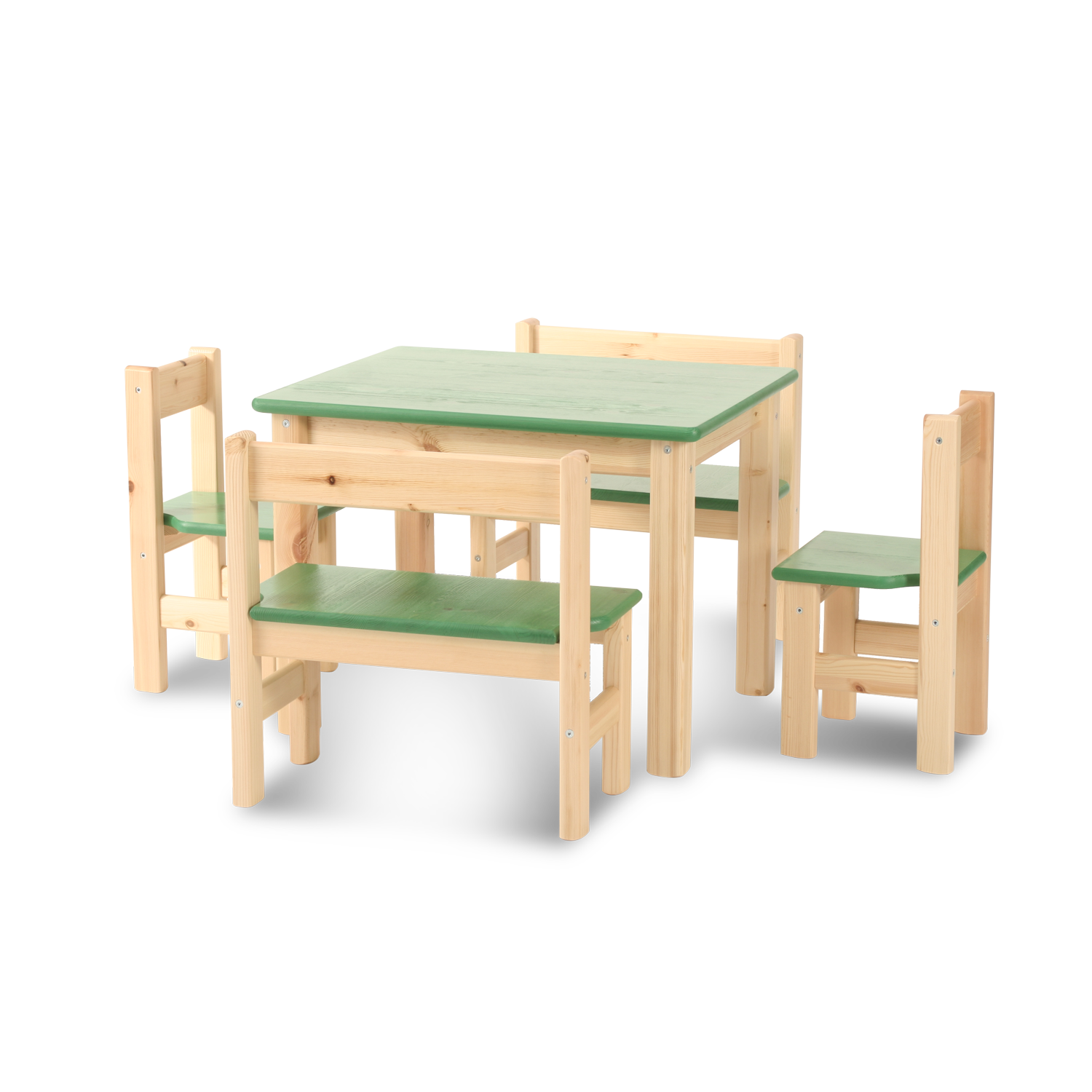 Leo Kinder-Bank Sitzbank | Kiefer Massivholz | 100% Bio