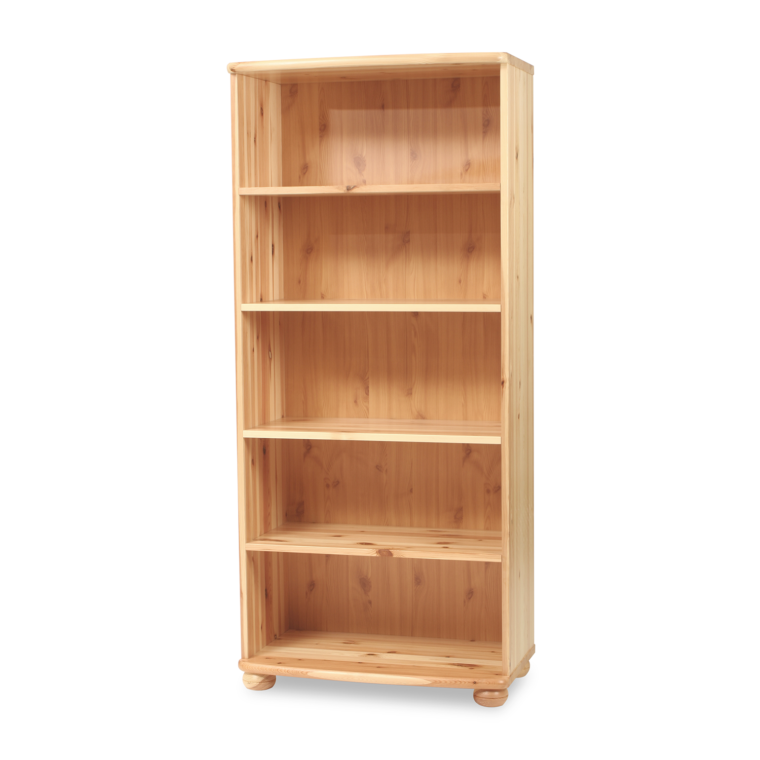 Claudia Büroschrank Dielenschrank | mit 5-Regalfächern | 100% Bio Kiefer Massivholz