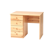 Marcus Schreibtisch 92/110er | 4-Schubladen | 100% Bio Kiefer Massivholz