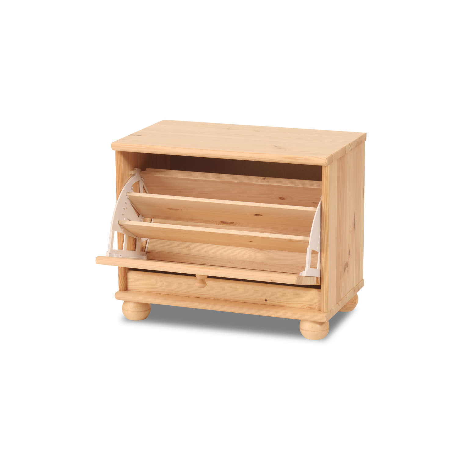 Claudia Schuhschrank / Schuhkipper | 1-Türig | 100% Bio Kiefer Massivholz