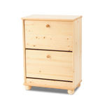 Claudia Schuhschrank / Schuhkipper | 2-Türig | 100% Bio Kiefer Massivholz