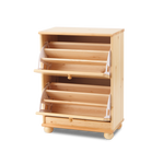 Claudia Schuhschrank / Schuhkipper | 2-Türig | 100% Bio Kiefer Massivholz